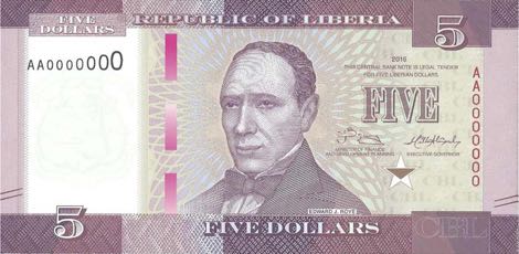 Liberia_CBL_5_dollars_2016.00.00_B311as_PNLs_AA_0000000_f